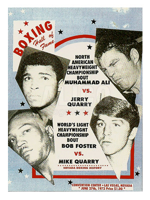 Muhammad Ali / Jerry Quarry II Program