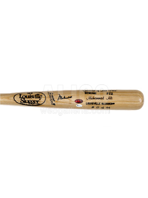 Muhammad Ali Special Limited Edition Louisville Slugger baseball bat