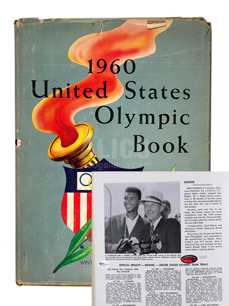 Cassius Clay 1960 Olympic Year Book