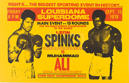 Muhammad Ali / Leon Spinks II Broadside