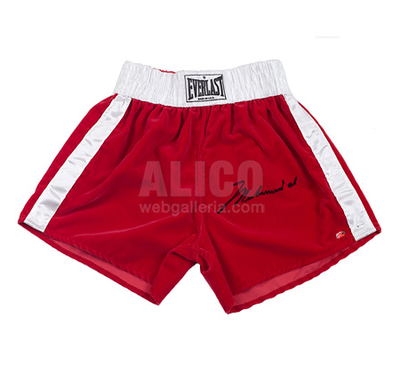 Muhammad Ali Autographed Boxing Trunks 