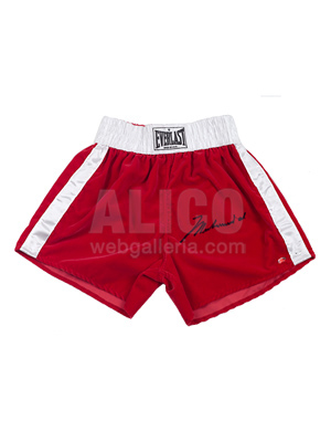 Muhammad Ali Autographed Boxing Trunks 