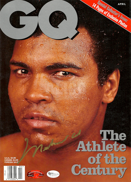Muhammad Ali April 1998 GQ Magazine