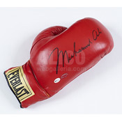 Muhammad Ali Glove with Vintage Autograph
