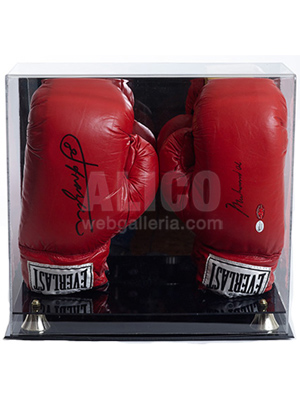 Muhammad Ali / Joe Frazier Autographed Gloves