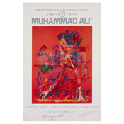 "Red Boxers" Serigraph by leRoy Neiman