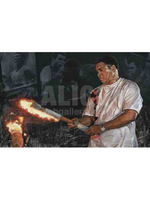 Muhammad Ali - "The Torch" by Stephen Holland