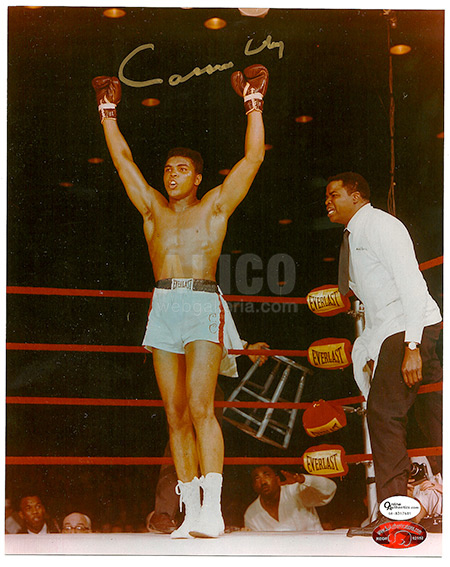 Cassius Clay / Sonny Liston I Autographed 8 x 10
