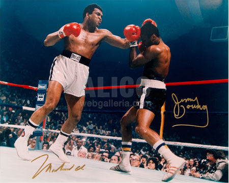Muhammad Ali / Jimmy Young Autographed 16 x 20