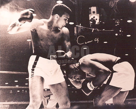 Cassius Clay / Sonny Liston I Autographed 16 x 20