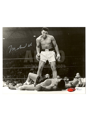 Muhammad Ali / Sonny Liston II Autographed 8 x 10" Photo