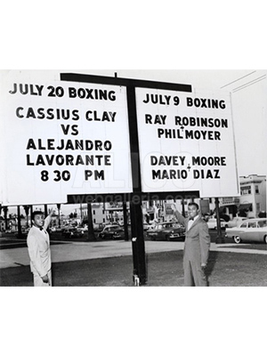 Cassius Clay / Alejandro Lavorante Wire Photo