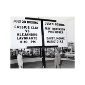 Cassius Clay / Alejandro Lavorante Wire Photo