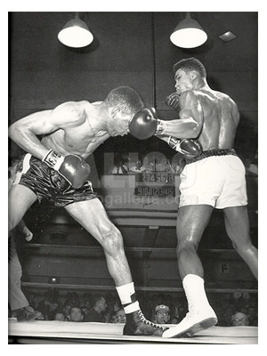 Cassius Clay / Billy Daniels Wire Photo