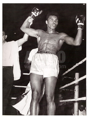 Cassius Clay / Jim Robinson Wire Photo 