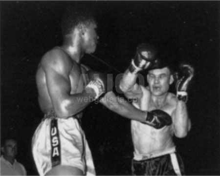 Cassius Clay / Donnie Fleeman Black/White Press Photo