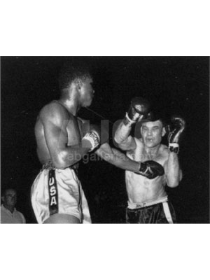 Cassius Clay / Donnie Fleeman Black/White Press Photo