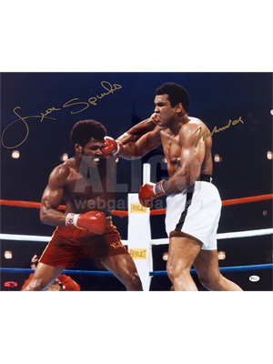 Muhammad Ali / Leon Spinks Autographed Photo