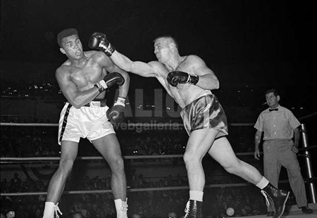 Cassius Clay / George Logan Wire Photo