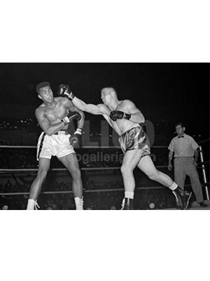 Cassius Clay / George Logan Wire Photo