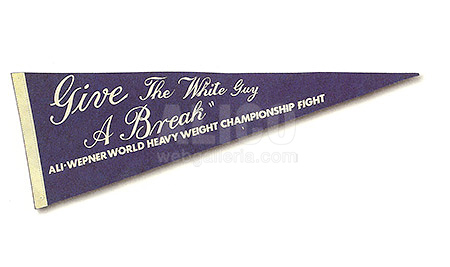 Muhammad Ali / Chuck Wepner Pennant