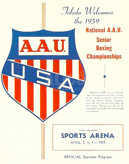 1959 Cassius Clay A.A.U Boxing Program