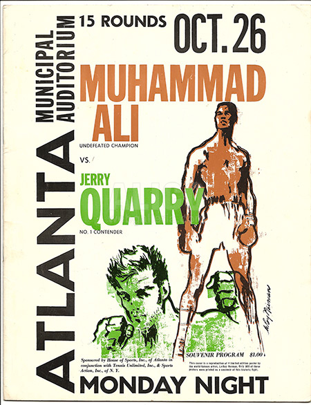 Muhammad Ali / Jerry Quarry Program