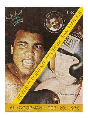 Muhammad Ali / Jean Pierre Coopman Program