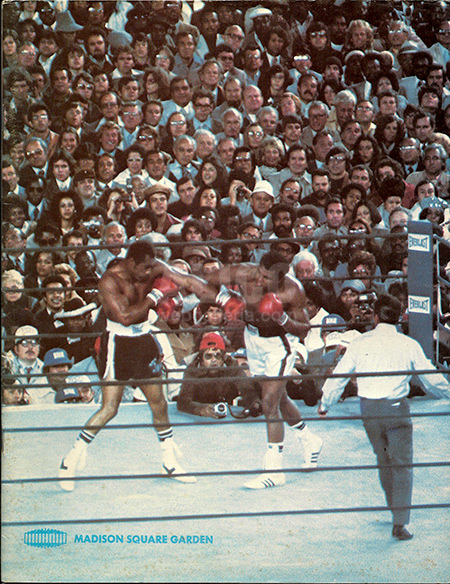 Muhammad Ali / Earnie Shavers Program