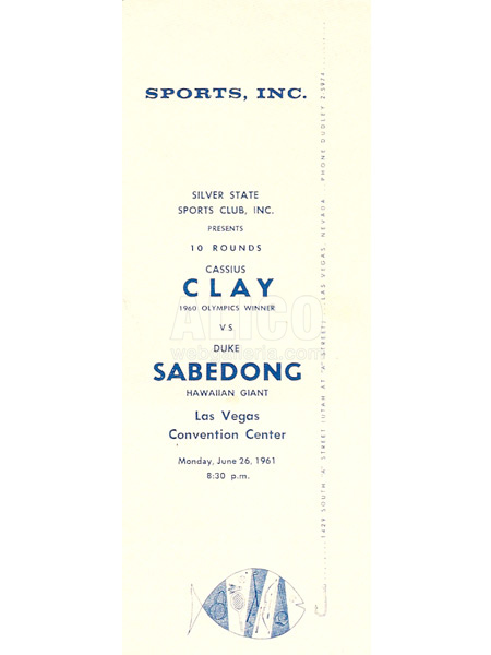 Cassius Clay / Duke Sabedong