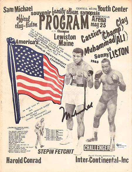 Muhammad Ali / Sonny Liston II Stepin Fetchit Program