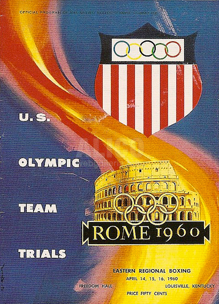 Original Cassius Clay 1960 Olympic Trails Program
