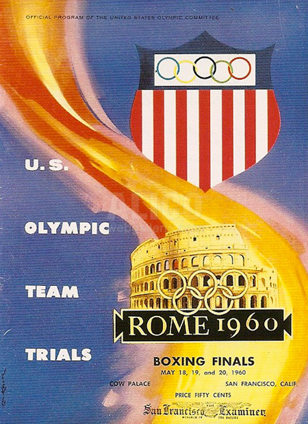 Original Cassius Clay 1960 Olympic Trials Final Program