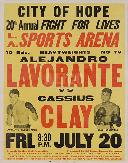 Cassius Clay / Alejandro Lavorante Poster