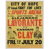 Cassius Clay / Alejandro Lavorante Poster