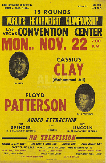 Muhammad Ali / Floyd Patterson I Poster