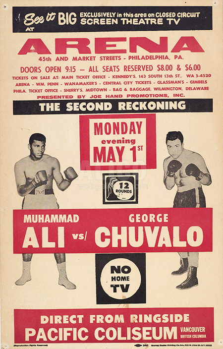 Muhammad Ali / George Chuvalo II Poster