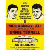 Muhammad Ali / Ernie Terrell Poster