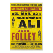 Muhammad Ali / Zora Folley Poster
