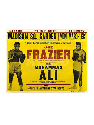 Muhammad Ali / Joe Frazier I Poster 