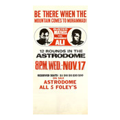 Muhammad Ali / Buster Mathis Poster