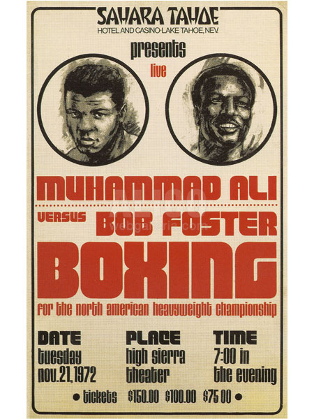 Muhammad Ali / Bob Foster Poster