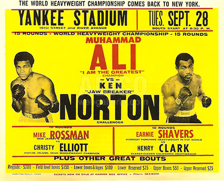 Muhammad Ali / Ken Norton III Poster