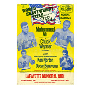 Muhammad Ali / Chuck Wepner Closed Circuit Poster