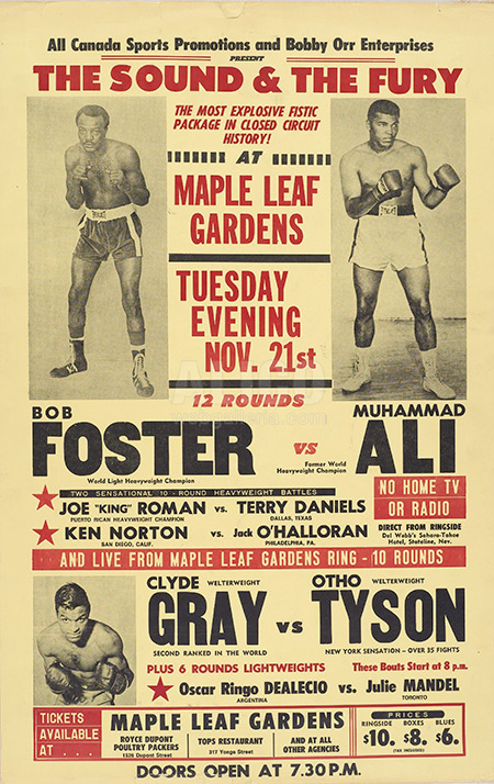 Muhammad Ali / Bob Foster Poster