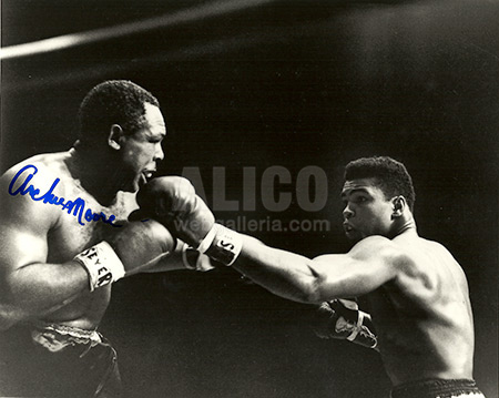 Cassius Clay / Archie Moore Knockout Photo