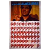 Vintage 1980 Muhammad Ali Fight History Poster