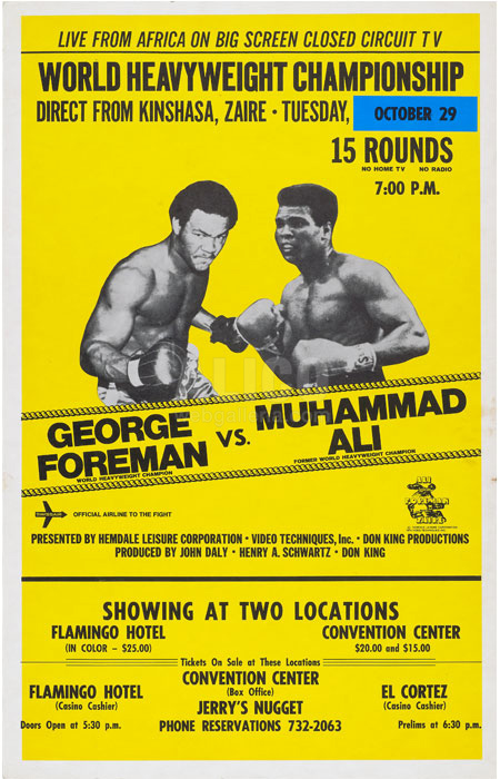 Muhammad Ali / George Foreman Poster