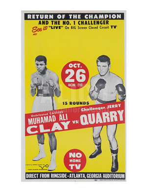 Muhammad Ali / Jerry Quarry I Poster
