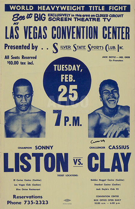 Cassius Clay / Sonny Liston I Closed Circuit Poster
